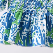 Ocean garden splash ruffle 2pc set