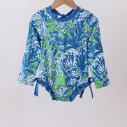 Ocean garden splash rashguard