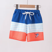 Tuna embroidery swim trunks