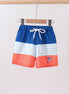 Tuna embroidery swim trunks