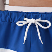 Tuna embroidery swim trunks