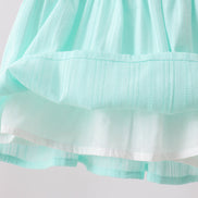 Green Marine Embroidered Jacquard Bloomer Set
