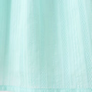 Green Marine Embroidered Jacquard Dress