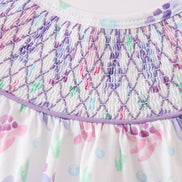 Purple Sea Turtle Smocked Bubble