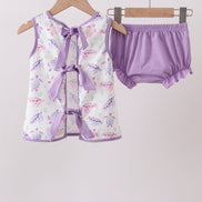 Purple Sea Turtle Bloomer Set