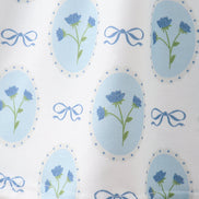 Blue Retro Floral Dress