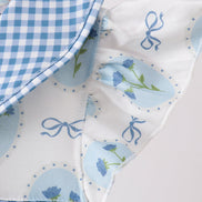 Blue Retro Floral Dress