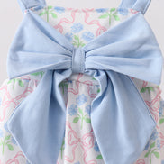 Blue Hydrangea Bow Bubble
