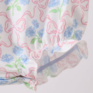 Blue Hydrangea Bow Bubble