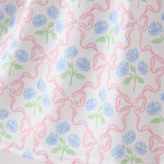 Blue Hydrangea Bow Dress