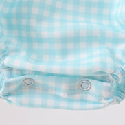 Blue Umbrella Smocked Bubble