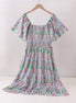 Mint Lilly Smocked Women Dress