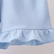 Blue Hydrangea Smocked Pearl Set