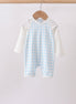 Blue Plaid UPF Swim One-Piece
