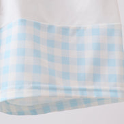 Blue Plaid UPF Swim Trunks