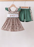Green Mallard Embroidered Set