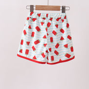 Red Watermelon UPF Swim Trunks