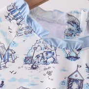 Blue Beach UPF Rashguard