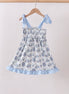 Blue Beach Smocked Dress