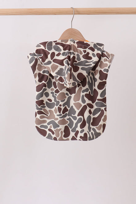 Camo Mallard Embroidered UPF Swim Coverup