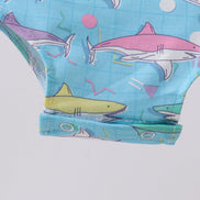 Blue Shark Ruffle Bubble