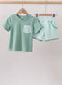Sage Plaid Set