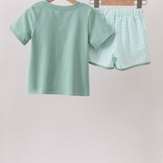 Sage Plaid Set