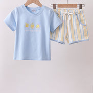 You're my sunshine embroidery Stripe Set