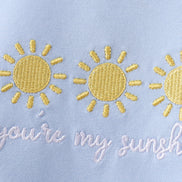 You're my sunshine embroidery Stripe Set