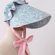 Green Floral Bonnet