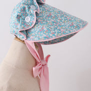 Green Floral Bonnet