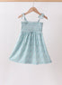 Green Floral Smocked Dress
