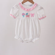 Pink Bow Ruffle Bubble