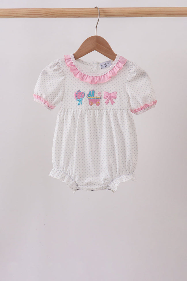Pink Bow Ruffle Bubble