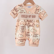 Child of God Smocked Romper