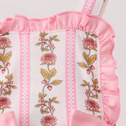 Pink Garden Ruffle Bubble
