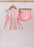 Pink Garden Ruffle Bloomer Set