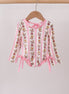 Pink Garden Ruffle Rashguard