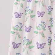 Purple Butterfly Applique Jumpsuit