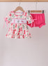 Pink Boots Smocked Bloomer Set