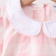 Pink Gingham Bloomer Set