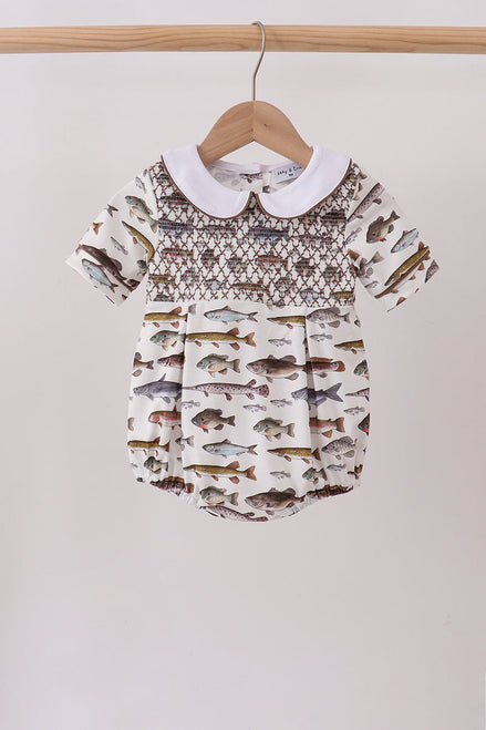 Fish Smocked Bubble