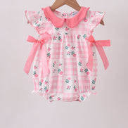 Pink Floral Ruffle Bubble