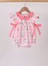 Pink Floral Ruffle Bubble