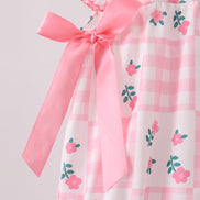 Pink Floral Ruffle Bubble