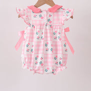 Pink Floral Ruffle Bubble