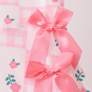 Pink Floral Ruffle Dress