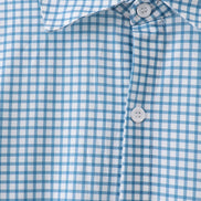 Blue Grid Dad Button Down Shirt