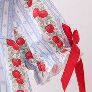 Red Apple Embroidered Bloomer Set