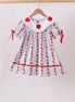 Red Apple Embroidered Dress